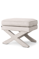 Pouf Lyssa blanc cassé | Eichholtz Cordoba | Meubleluxe.fr