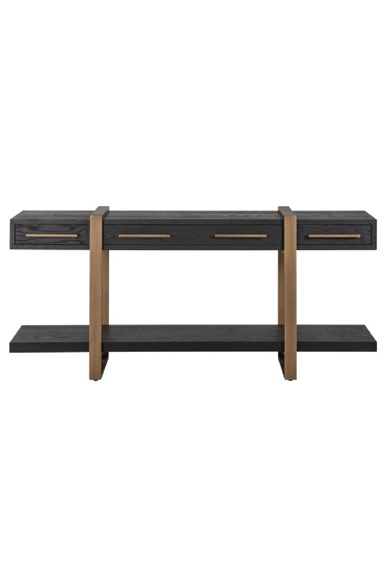 Console en chêne anthracite | Richmond Cambon | Meuble Luxe