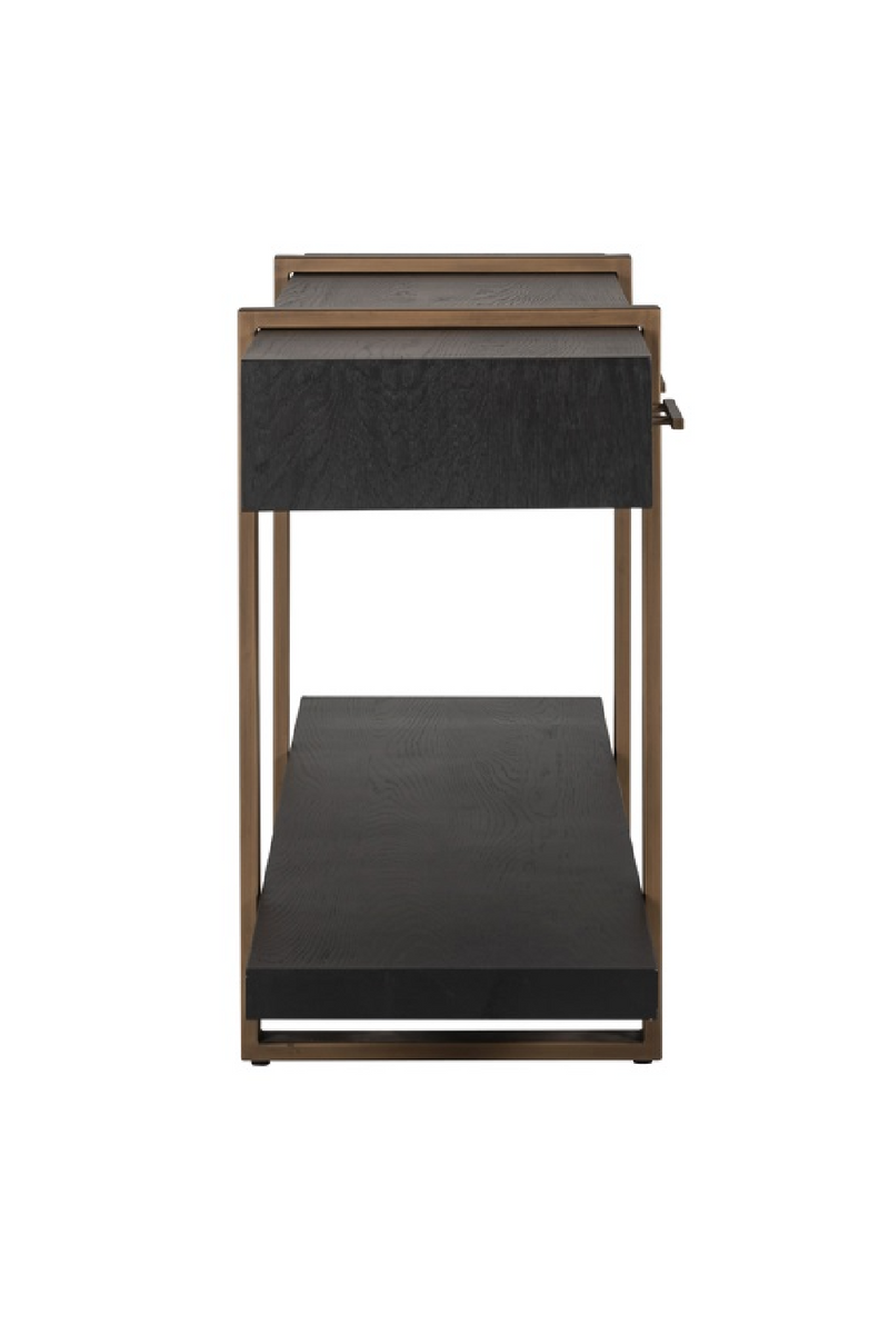 Console en chêne anthracite | Richmond Cambon | Meuble Luxe