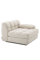 Canapé bouclé crème (module droit) | Eichholtz Dean | Meubleluxe.fr