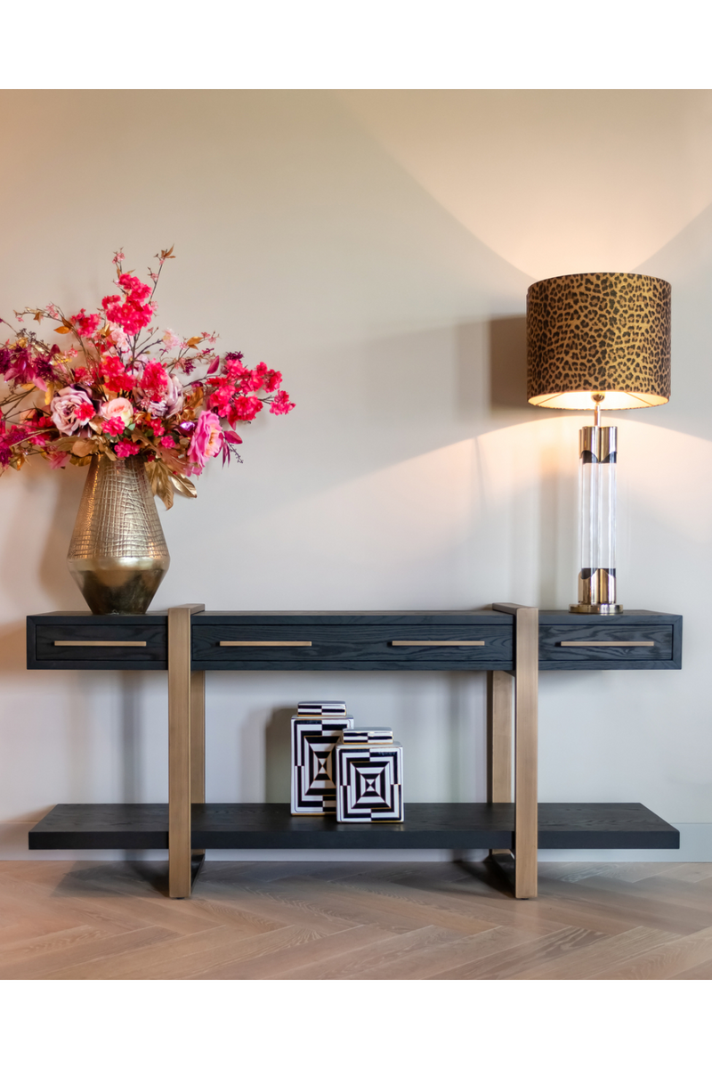 Anthracite oak console | Richmond Cambon