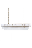 Lustre rectangulaire en verre | Eichholtz East | Meubleluxe.fr