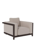 Fauteuil d'extérieur marron taupe | Andrew Martin Cayman