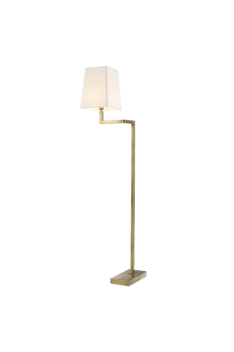 Lampadaire en laiton brossé | Eichholtz Cambell | Meubleluxe.fr