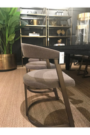 Chaise de salle à manger à dossier incurvé en bronze | Eichholtz Dexter | Meubleluxe.fr