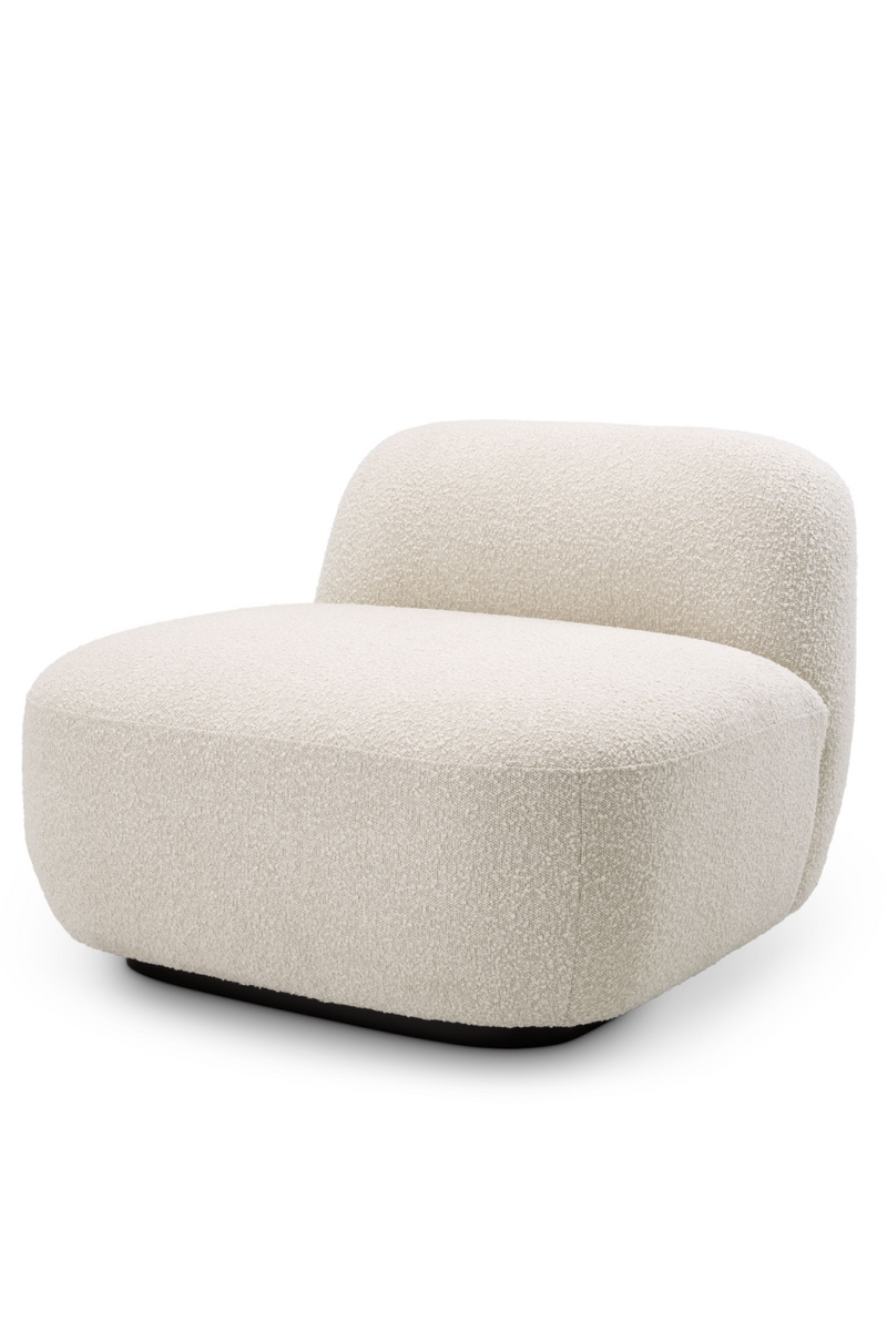 Fauteuil bouclé crème | Eichholtz Bjorn | Meubleluxe.fr