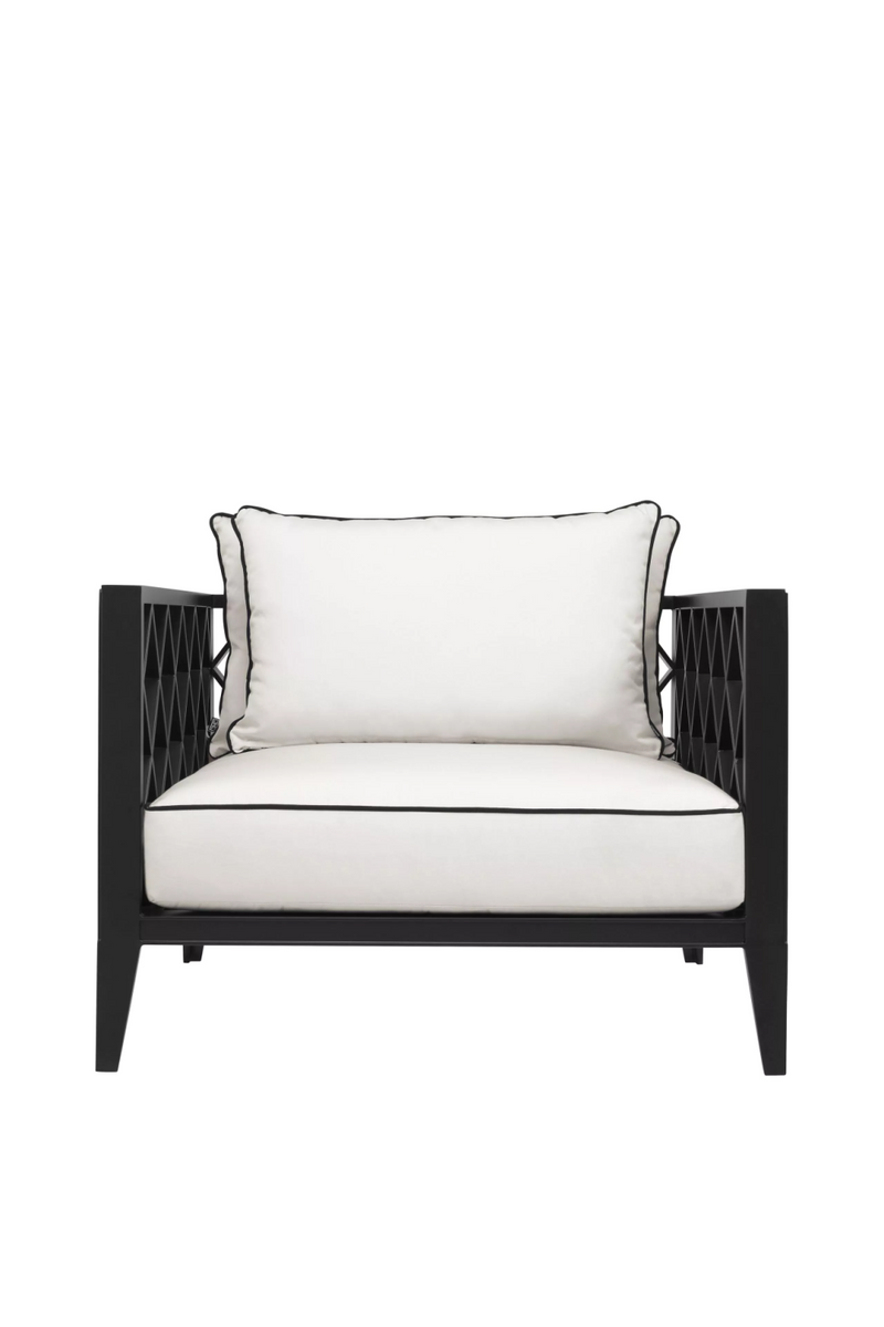 Fauteuil d'extérieur noir | Eichholtz Ocean Club | Meuble Luxe