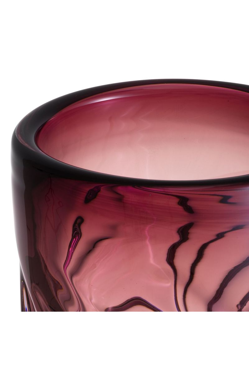 Vase en verre violet | Eichholtz Angelito L | Meubleluxe.fr