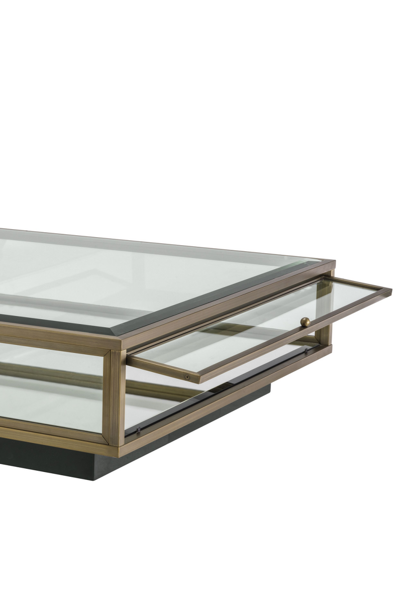 Table basse en verre | Eichholtz Ryan | Meubleluxe.fr