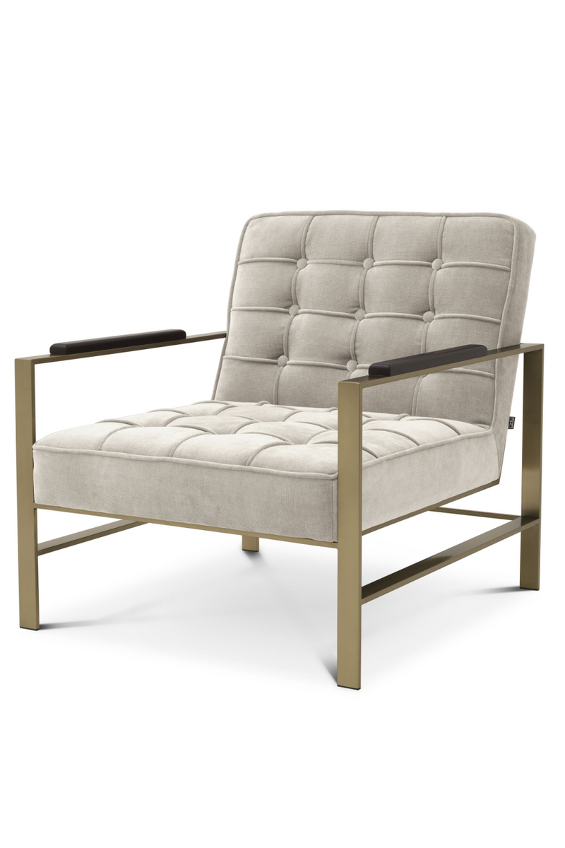 Fauteuil beige | Eichholtz Ernesto | Meubleluxe.fr