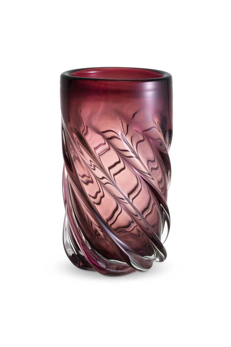 Vase en verre violet | Eichholtz Angelito L | Meubleluxe.fr