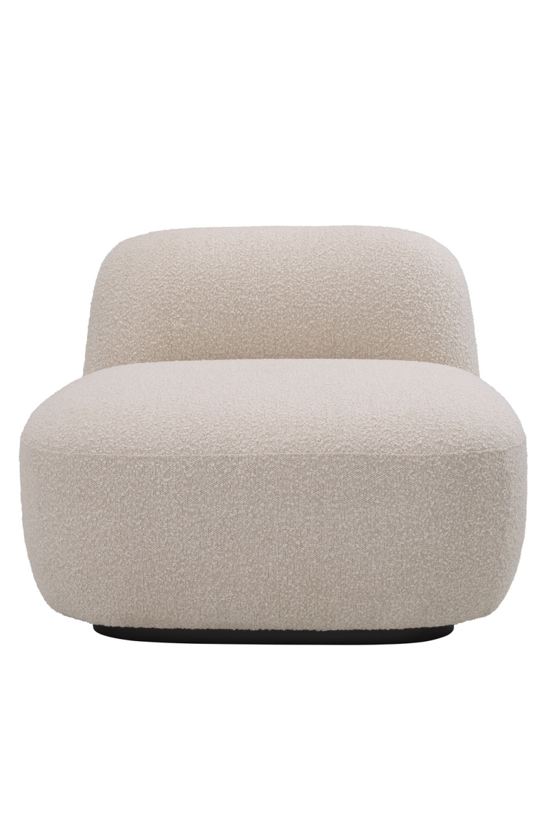 Fauteuil bouclé crème | Eichholtz Bjorn | Meubleluxe.fr