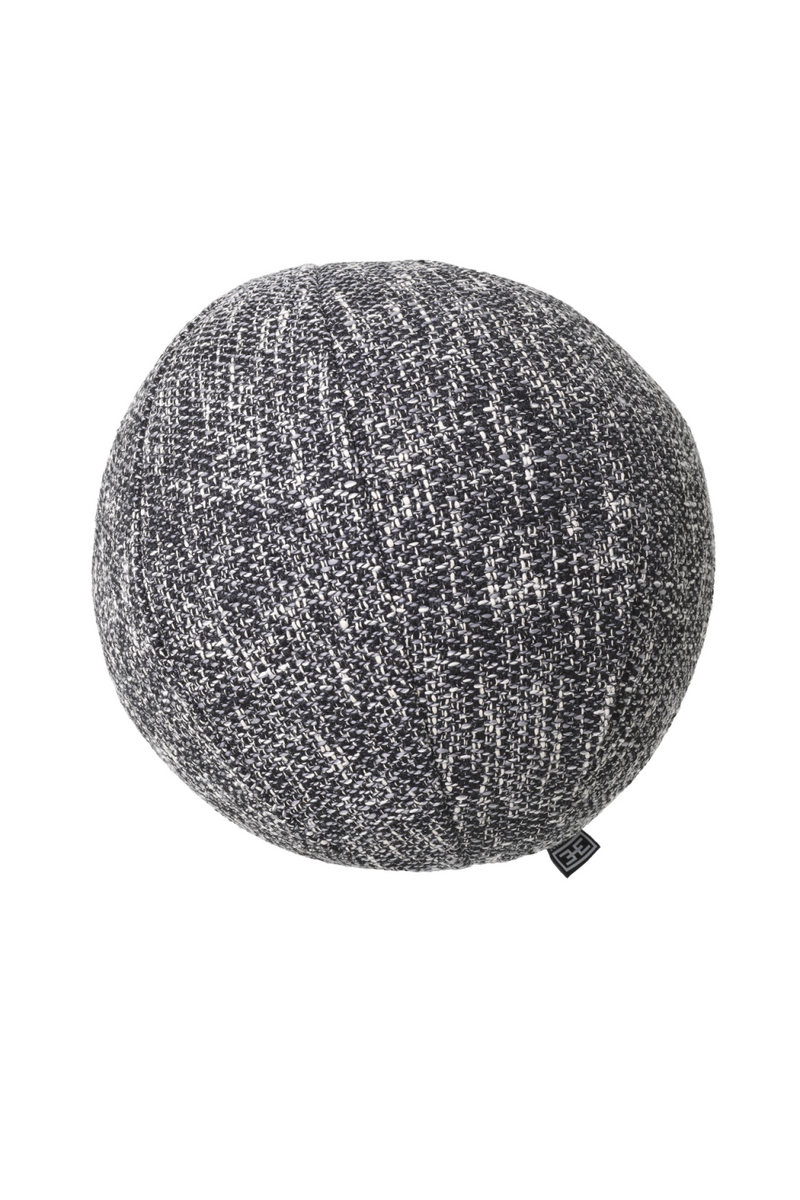 Coussin rond cambon noir | Eichholtz Palla S | Meubleluxe.fr