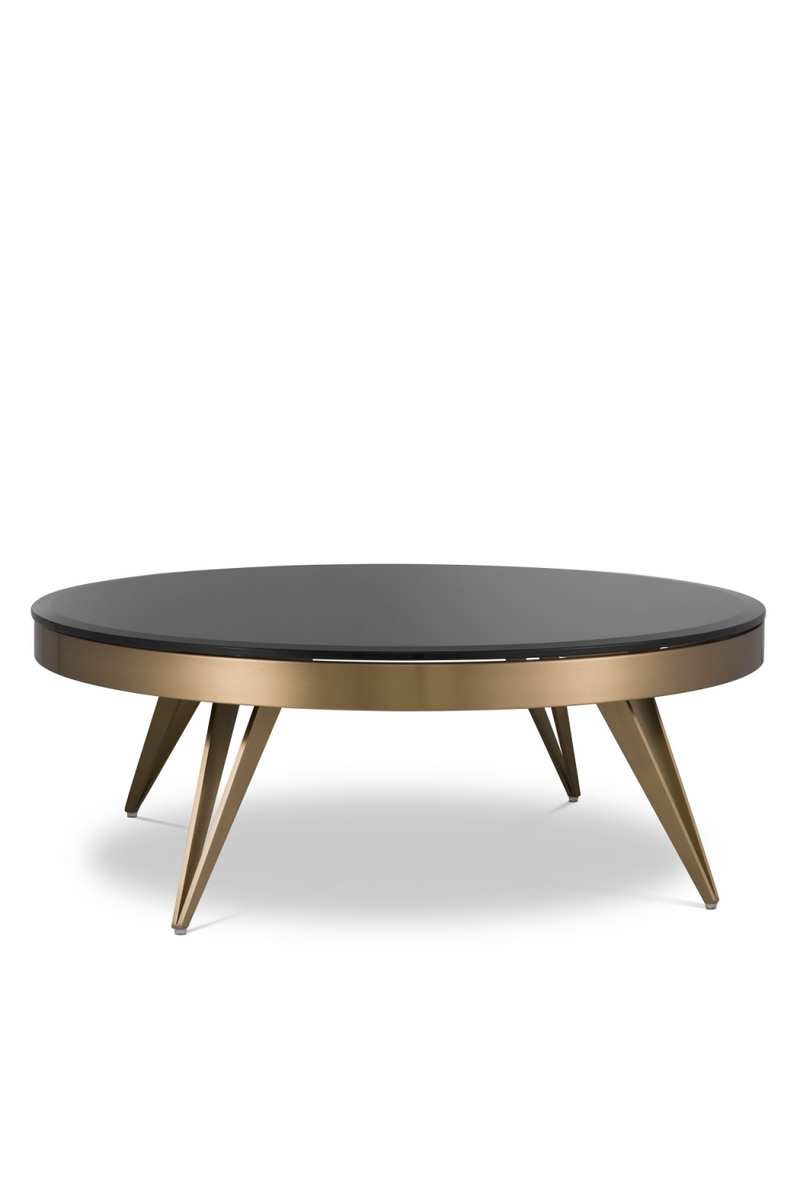 Table basse en verre biseauté | Eichholtz Rocco | Meubleluxe.fr