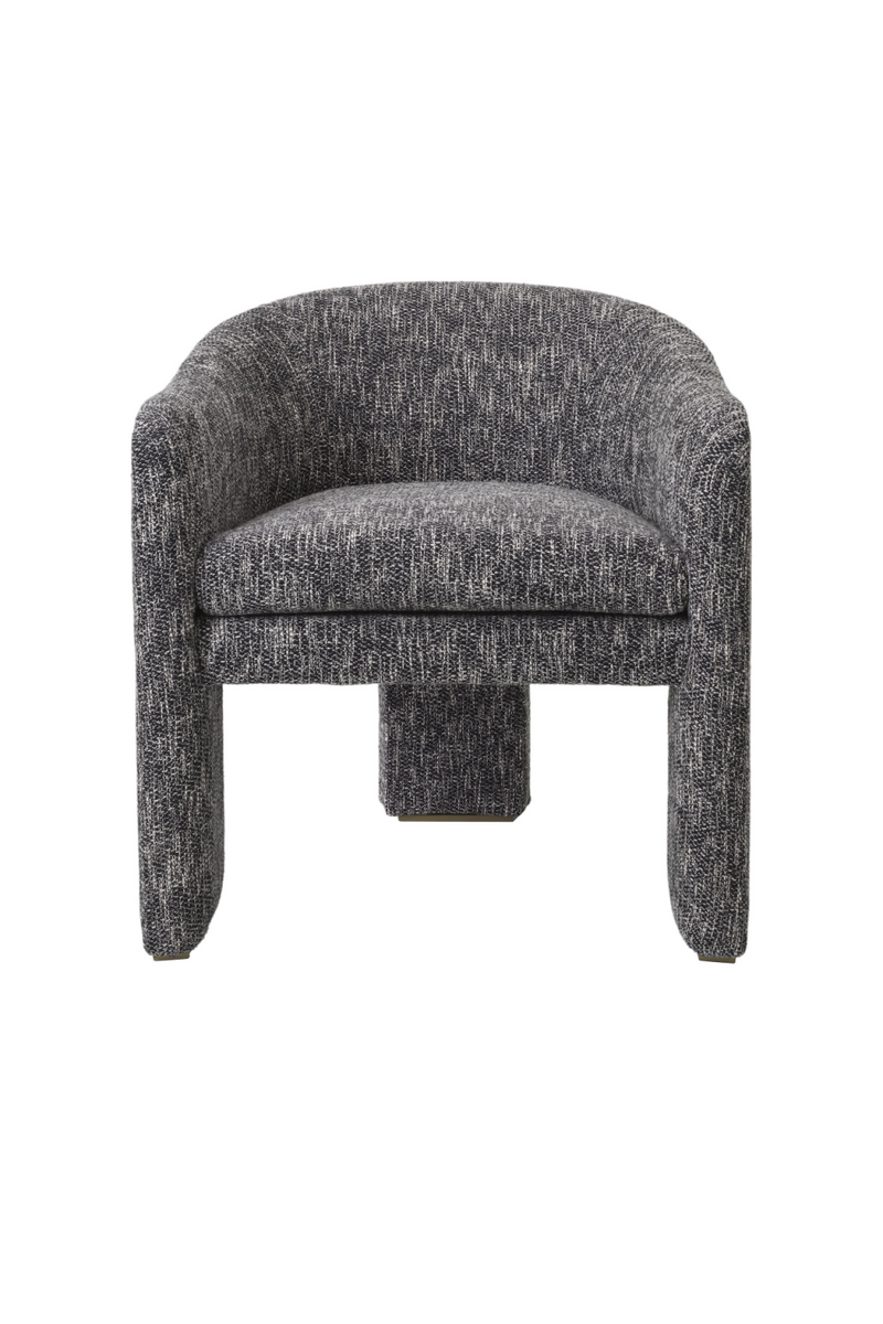 Fauteuil cambon noir | Eichholtz Pebbles | Meubleluxe.fr