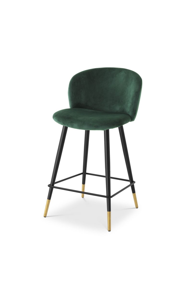 Chaise de comptoir vert foncé | Eichholtz Volante | Meubleluxe.fr