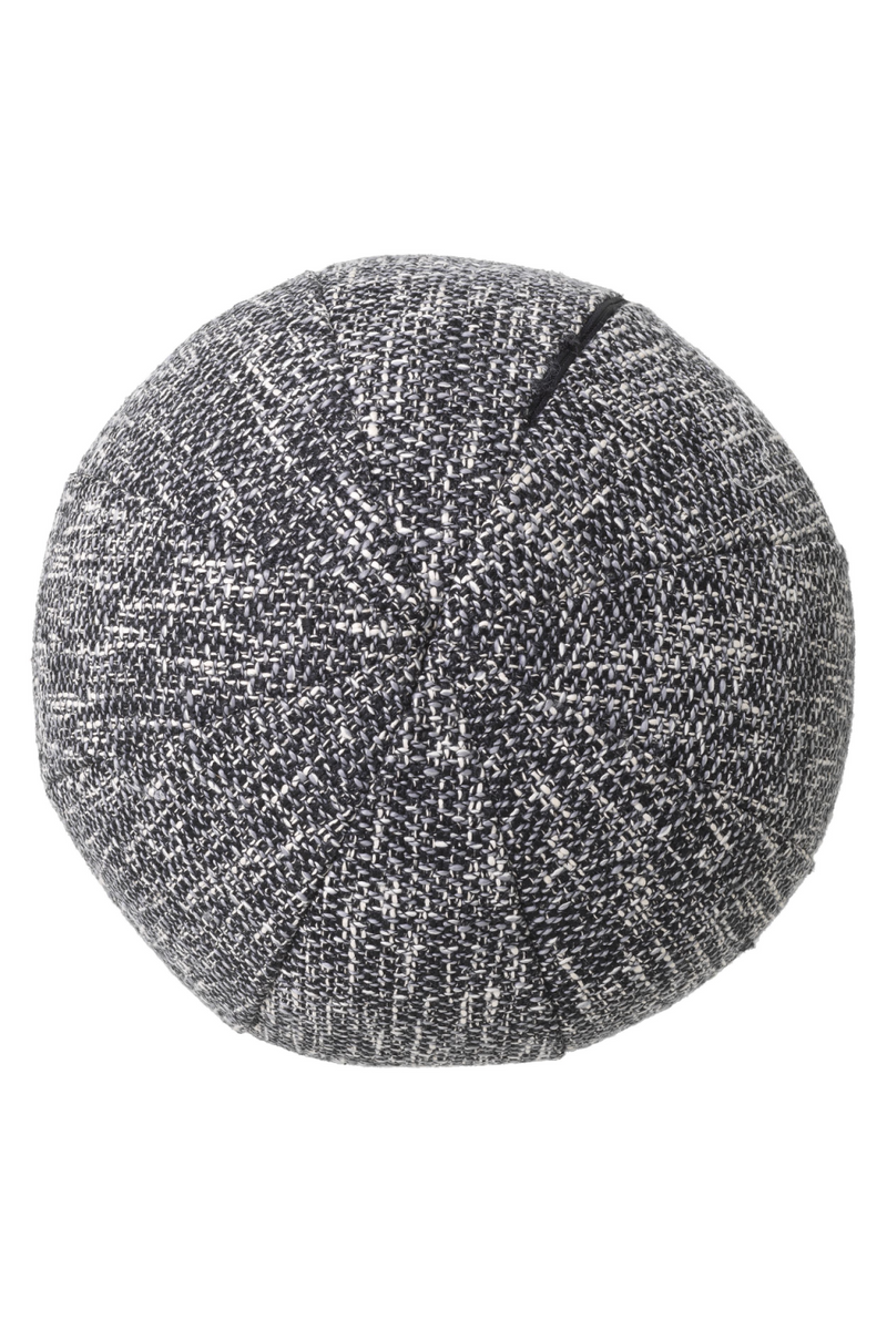 Coussin rond cambon noir | Eichholtz Palla S | Meubleluxe.fr