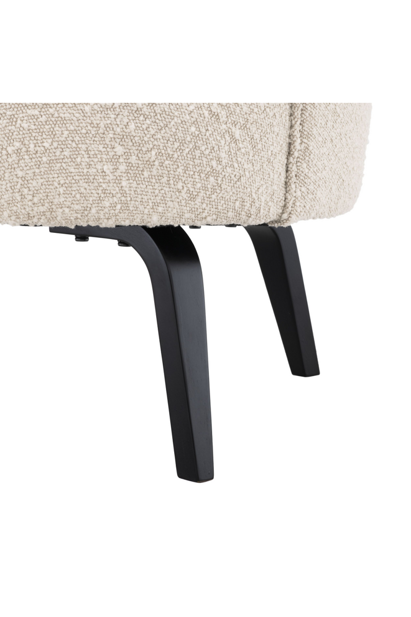 Fauteuil bouclé crème | Eichholtz Moretti | Meubleluxe.fr