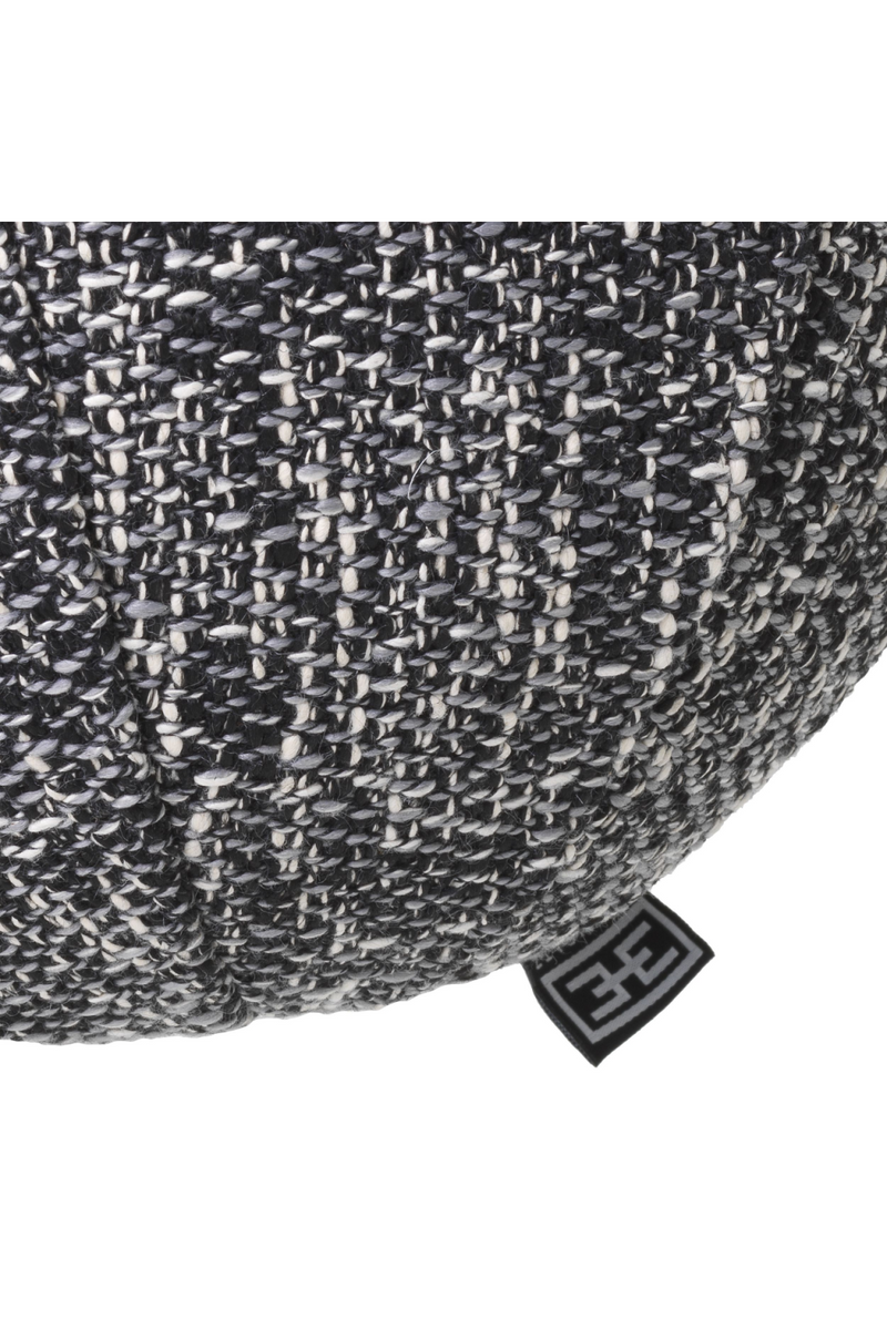 Coussin rond cambon noir | Eichholtz Palla S | Meubleluxe.fr