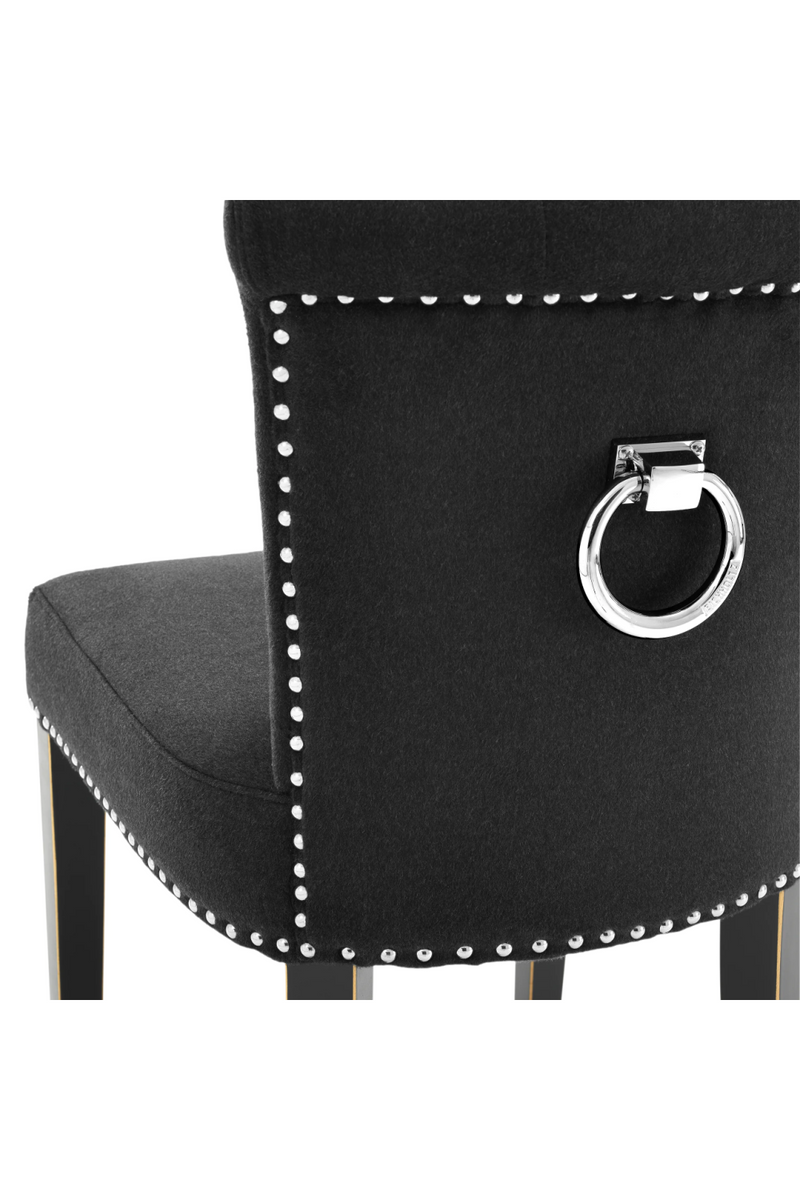 Chaise de salle à manger noire | Eichholtz Key Largo | Meubleluxe.fr