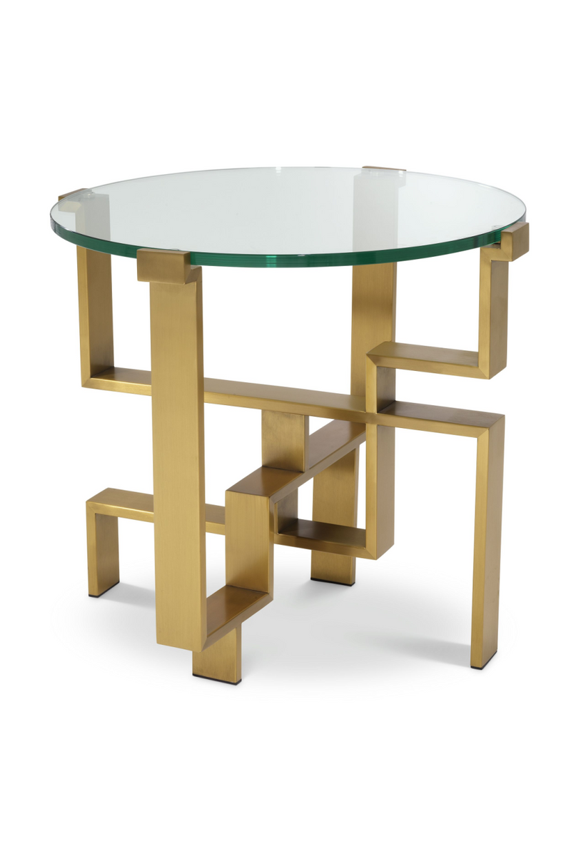 Table d'appoint en verre | Eichholtz Chuck | Meubleluxe.fr