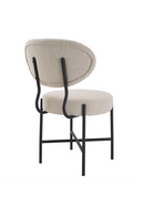 Chaise de salle à manger bouclé crème (lot de 2) | Eichholtz Vicq | Meubleluxe.fr