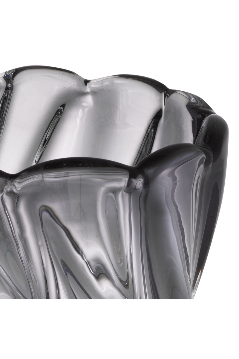 Vase en verre gris | Eichholtz Contessa L | Meubleluxe.fr