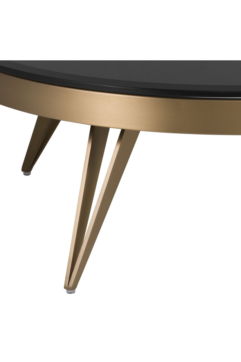 Table basse en verre biseauté | Eichholtz Rocco | Meubleluxe.fr