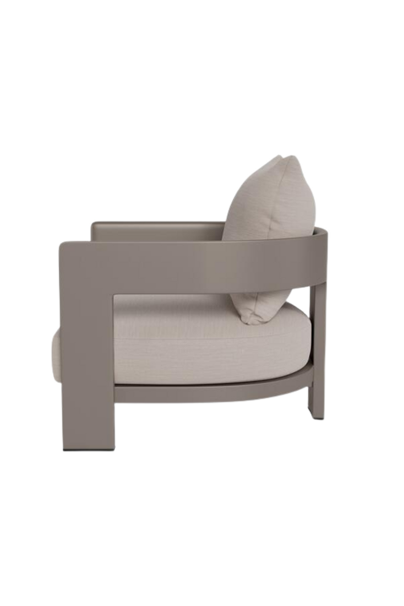 Fauteuil d'extérieur taupe | Andrew Martin Caicos