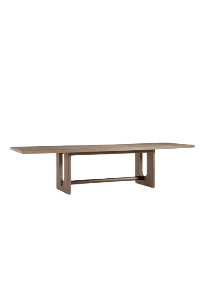 Table de salle à manger extensible en chêne clair | Andrew Martin Raffles | Meubleluxe.fr