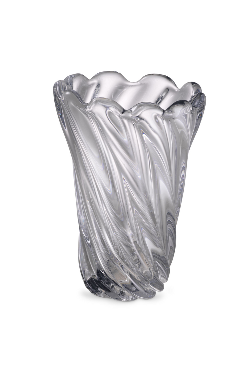 Vase en verre transparent | Eichholtz Contessa L | Meubleluxe.fr