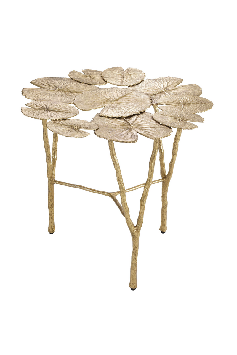 Table d'appoint en laiton poli | Eichholtz Tropicale | Meubleluxe.fr