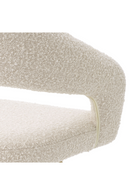 Chaise de salle à manger bouclé crème | Eichholtz Bravo | Meubleluxe.fr