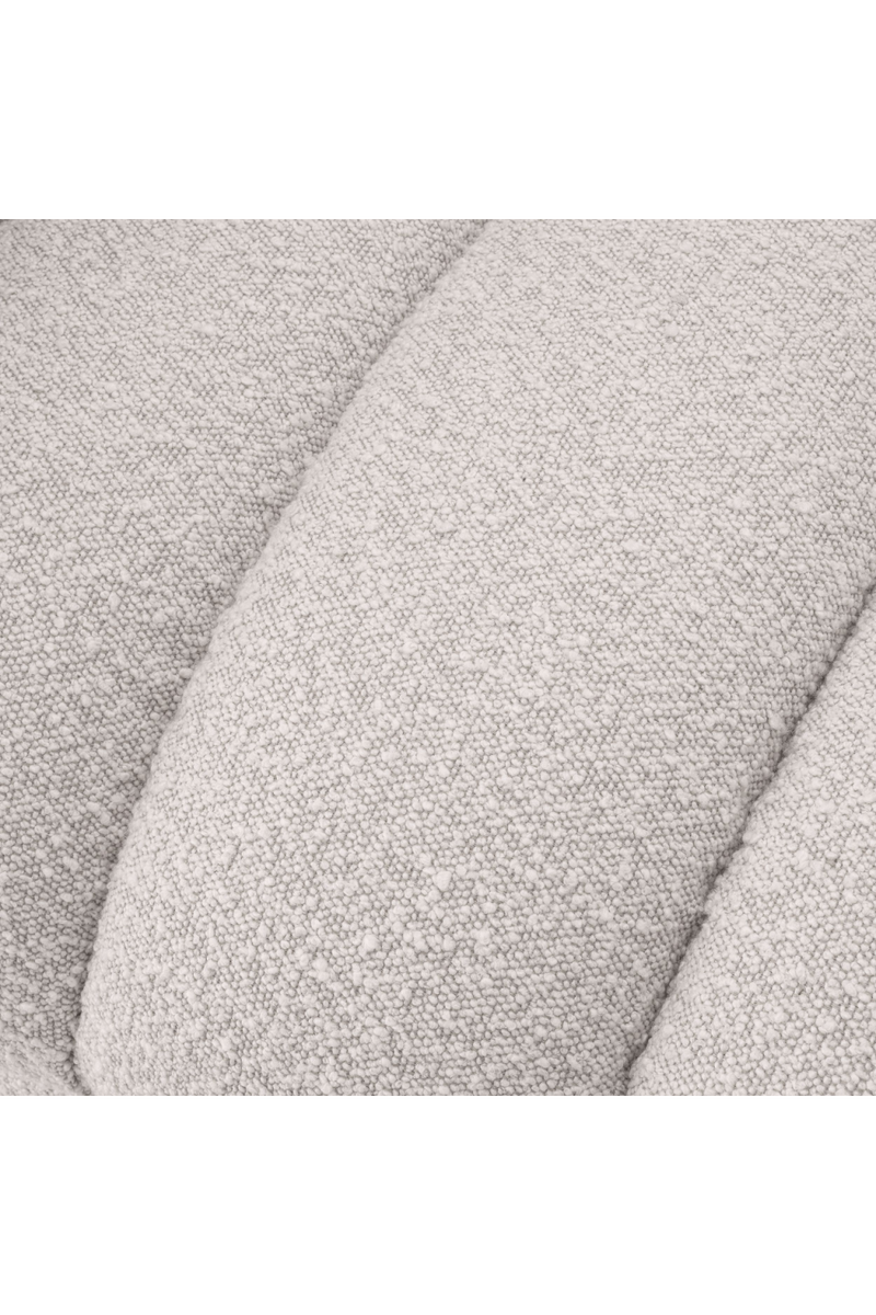 Fauteuil bouclé crème | Eichholtz Ditmar | Meubleluxe.fr