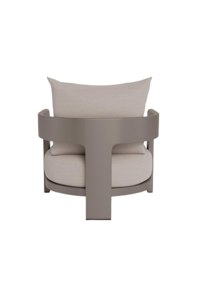 Fauteuil d'extérieur taupe | Andrew Martin Caicos