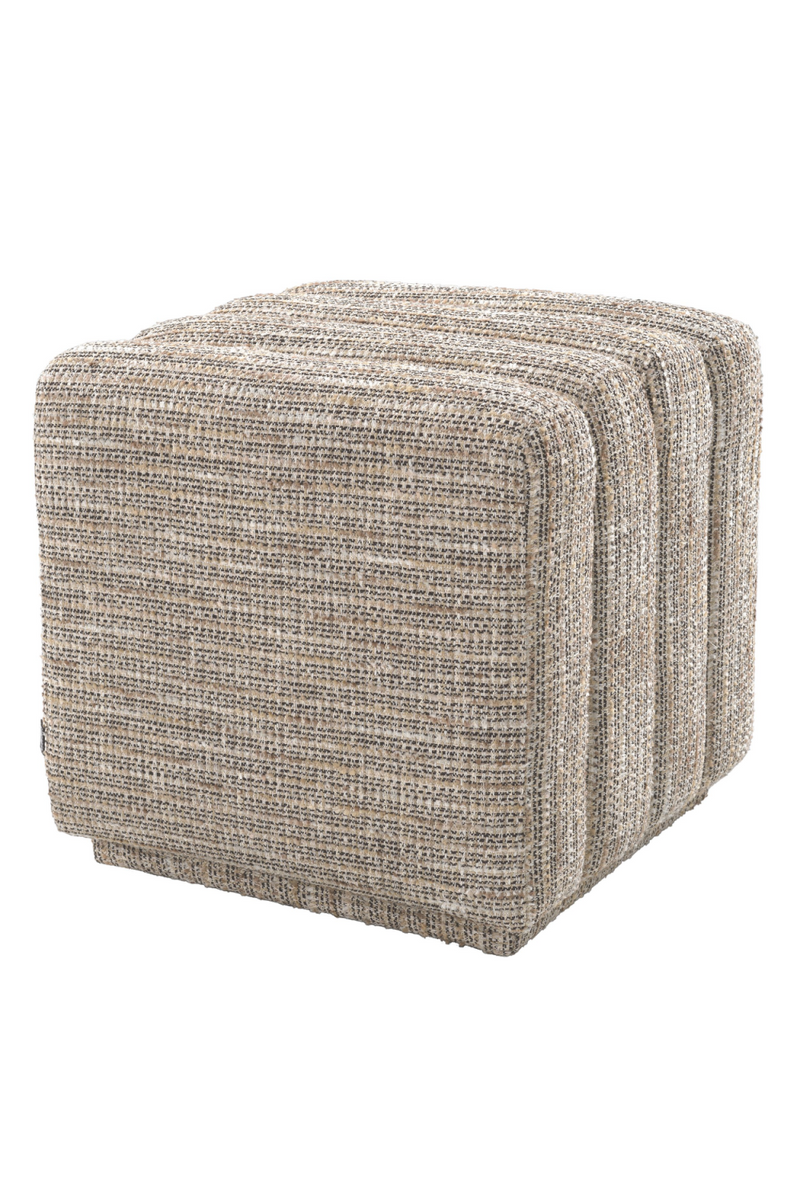 Pouf Mademoiselle beige | Eichholtz Bente | Meubleluxe.fr