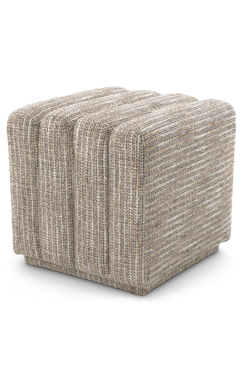 Pouf Mademoiselle beige | Eichholtz Bente | Meubleluxe.fr