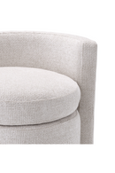 Tabouret blanc cassé à dossier incurvé | Eichholtz Arcadia | Meubleluxe.fr