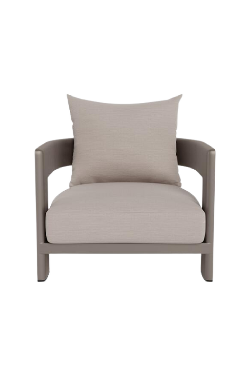 Fauteuil d'extérieur taupe | Andrew Martin Caicos