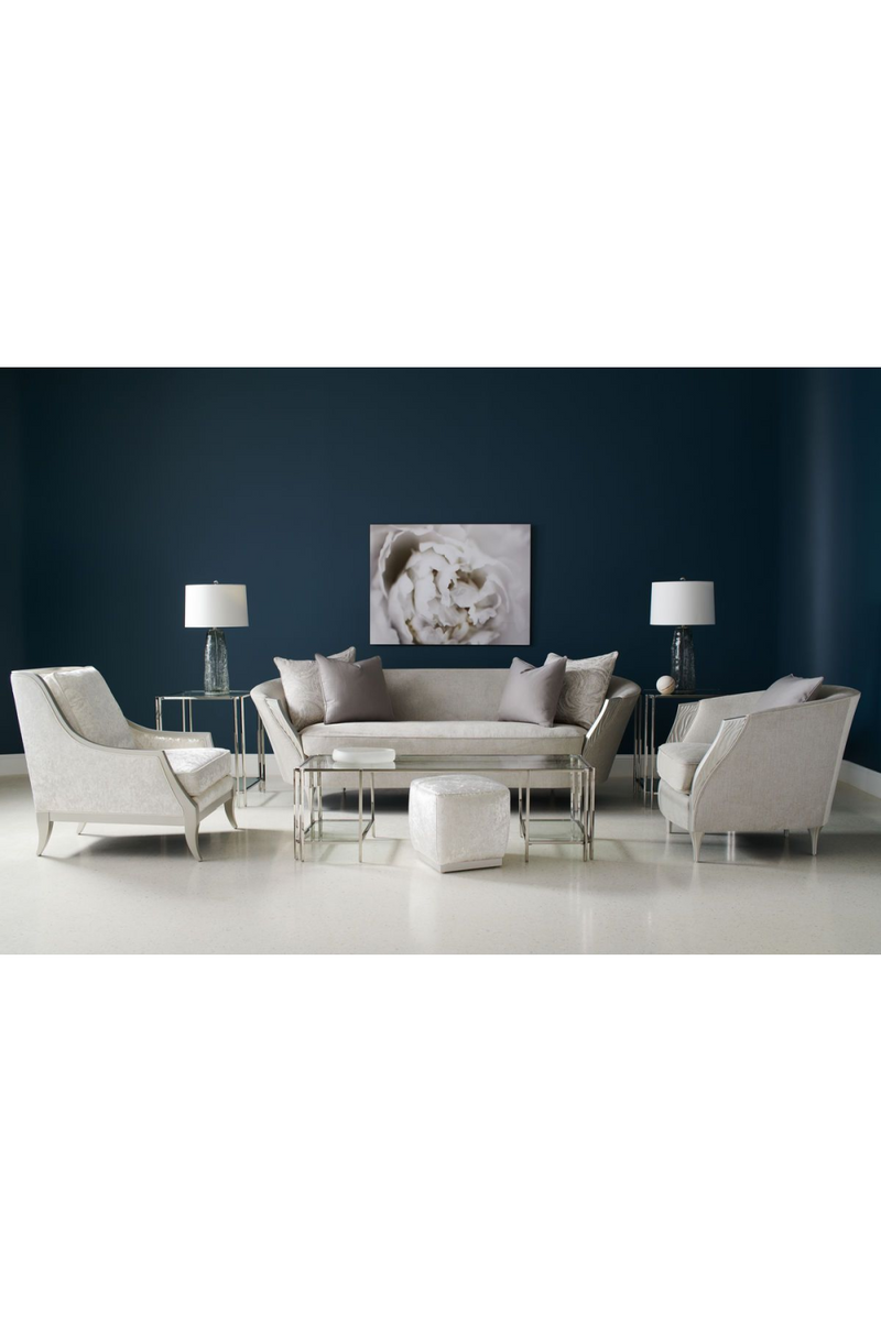 Table basse en verre réfléchissant | Caracole Cheryl | OROA.fr