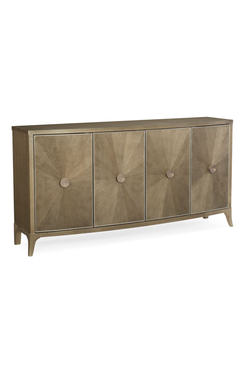 Buffet 4 portes en bois de frêne | Caracole Credenza | Meubleluxe.fr