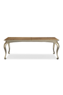 Table de salle à manger extensible sérigraphié en bois | Caracole Fontainebleau | Meubleluxe.fr