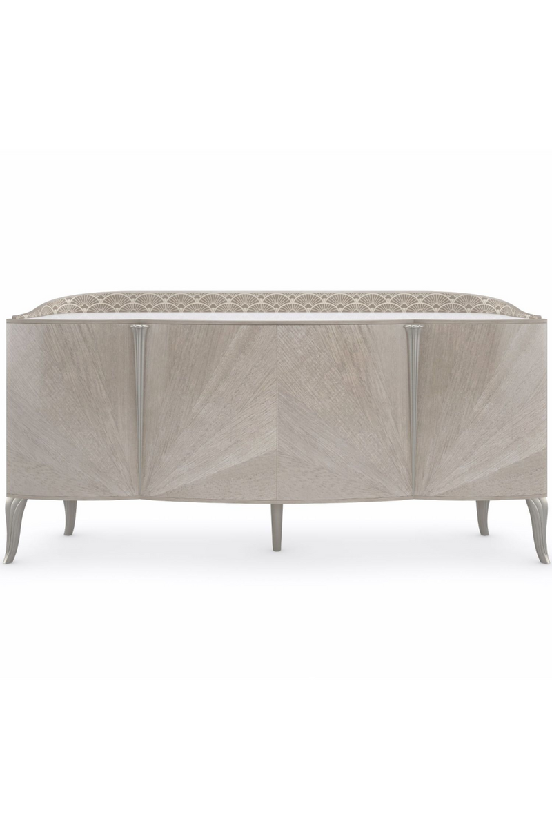 Buffet 4 portes en bois clair | Caracole Lillian | Meubleluxe.fr