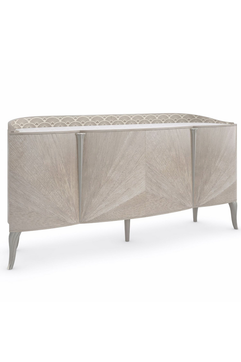 Buffet 4 portes en bois clair | Caracole Lillian | Meubleluxe.fr