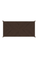 Table de salle à manger extensible en bois de Sapelli | Caracole Oxford | Meubleluxe.fr