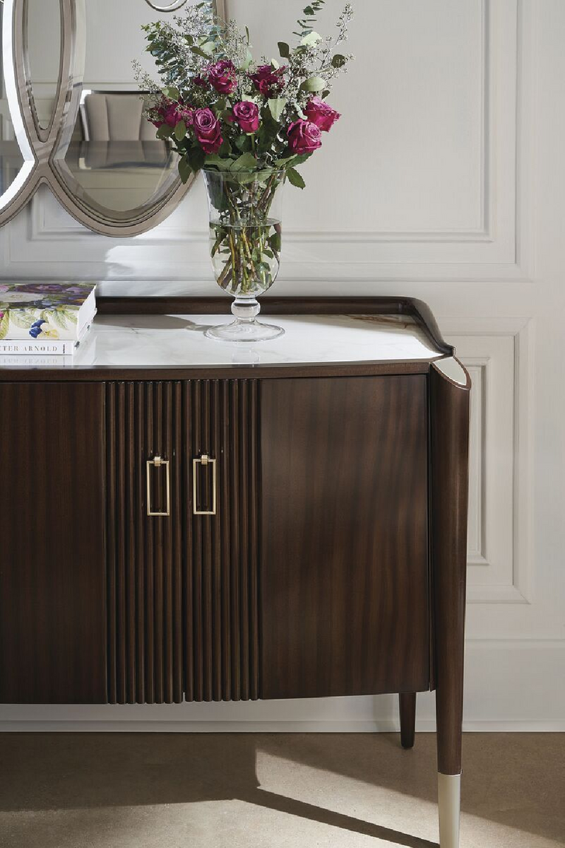 Buffet en bois de Sapelli | Caracole Oxford | Meubleluxe.fr