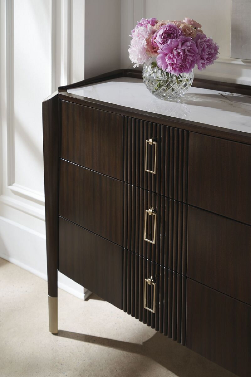 Commode en bois de Sapelli | Caracole Oxford | Meubleluxe.fr