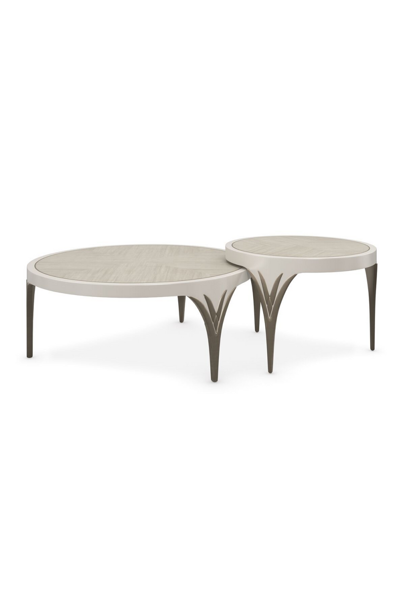 Table basse en bois crème | Caracole Valentina L | Meubleluxe.fr