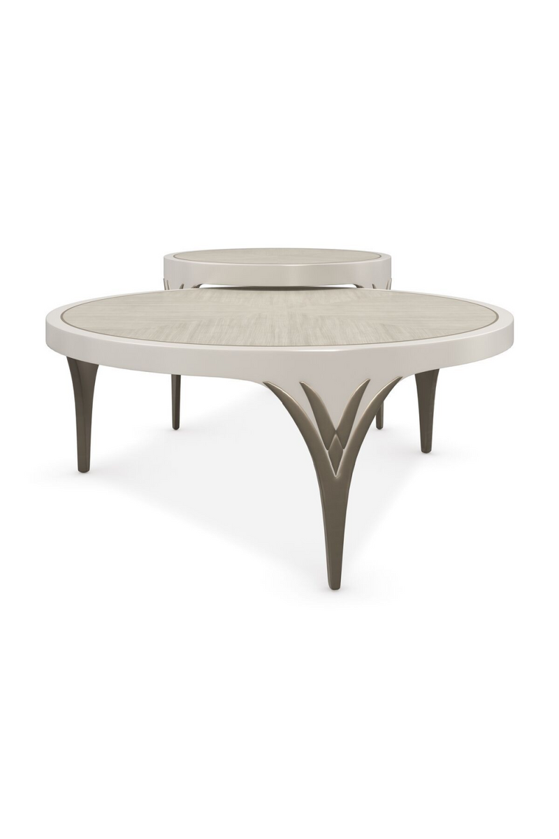 Table basse en bois crème | Caracole Valentina L | Meubleluxe.fr