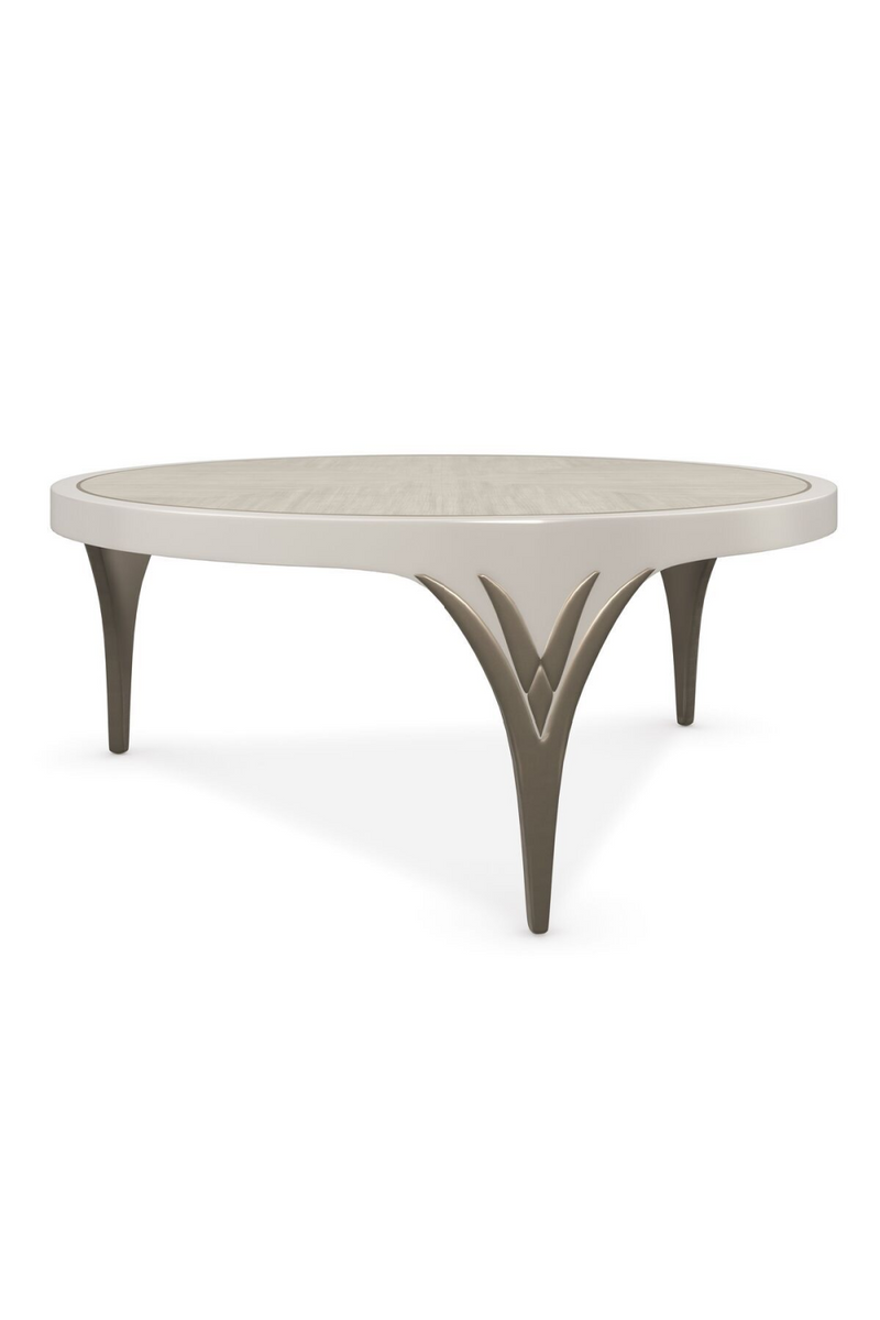 Table basse en bois crème | Caracole Valentina L | Meubleluxe.fr